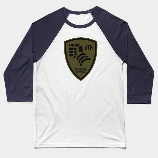 6th Armoured Division Baseball T-Shirt by TCP